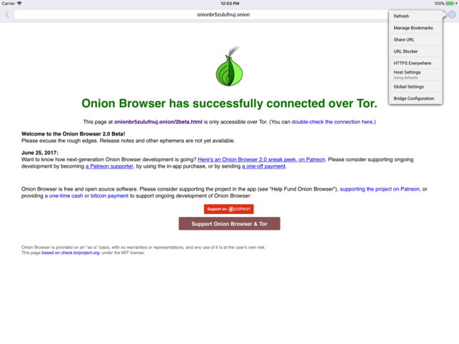Tor browser на ipad бесплатно hyrda вход если один раз выкурить марихуану