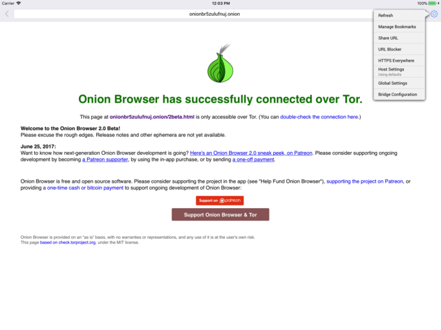 official tor browser for iphone